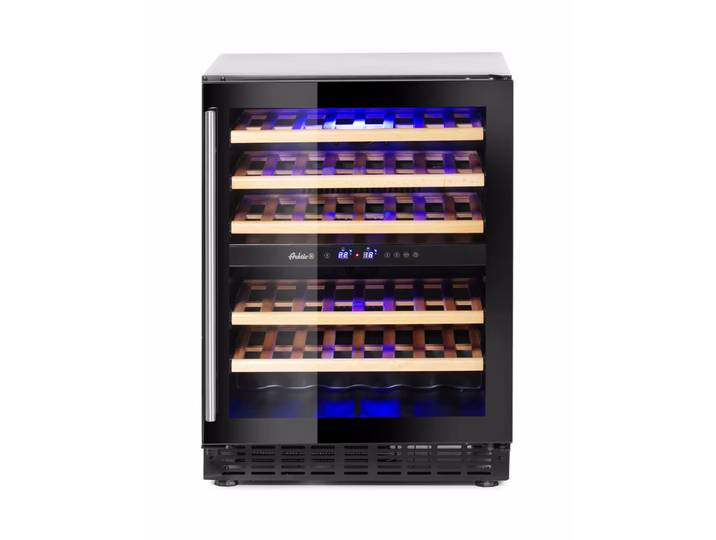 Hendi 237588 Weinkühlschrank – Weinkühlschrank freistehend – schwarz