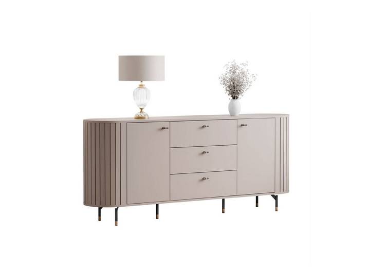 ALLHOUSE24 Kommode ZOYA 190 mit 3 Schubladen, Soft Close Funktion, Sideboars (1x Kommode), Breite 190 cm
