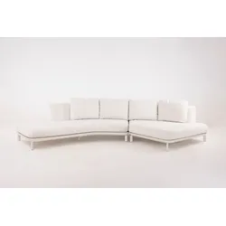 Segarda Loungemöbel Set Taormina 2 tlg. Aluminium Beige
