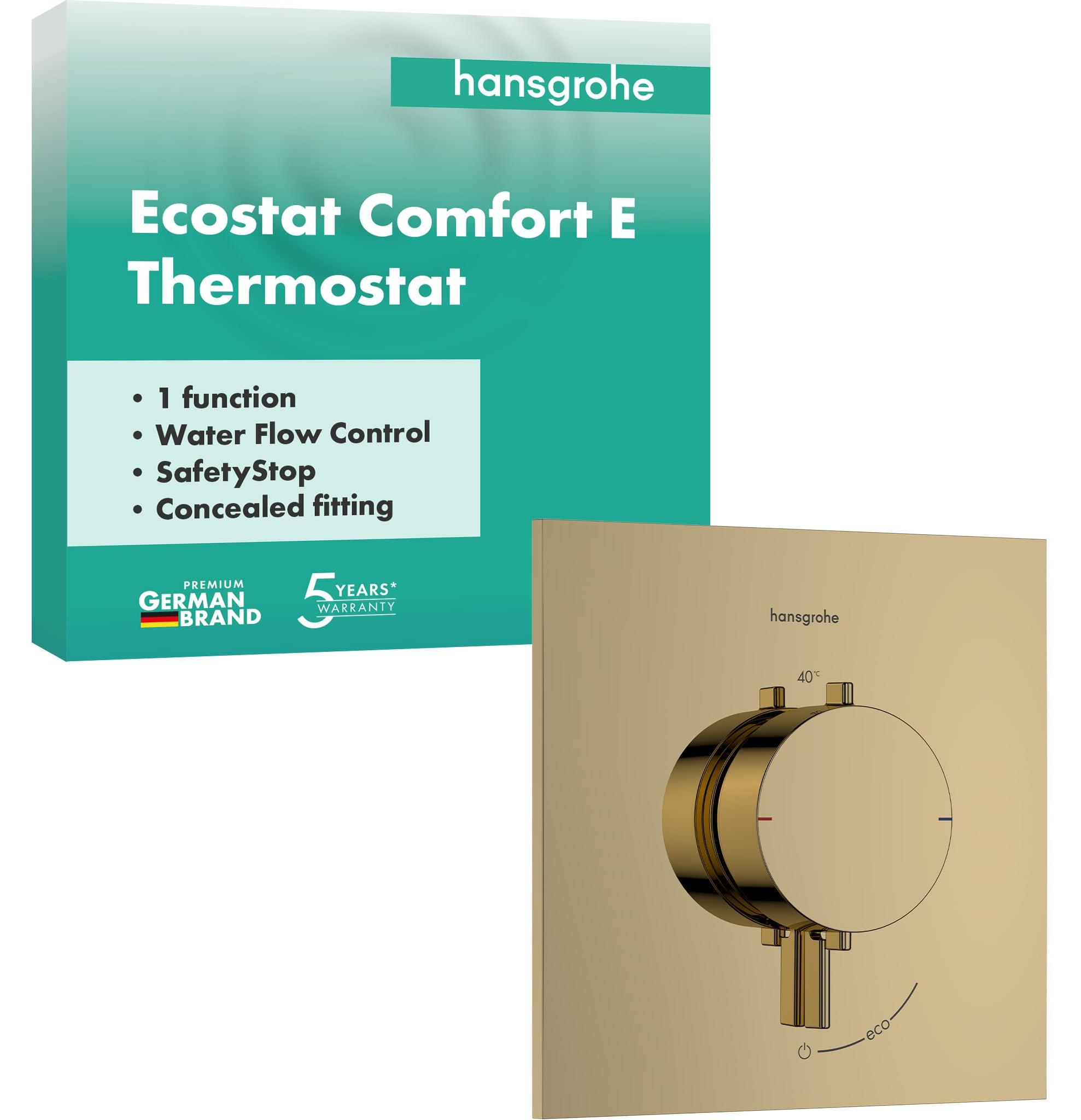 Unterputz-Thermostat Ecostat Comfort E, 1 Verbraucher, Gold