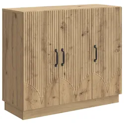 vidaXL Sideboard Artisan-Eiche 89 x 34,5 x 77 cm Holzwerkstoff