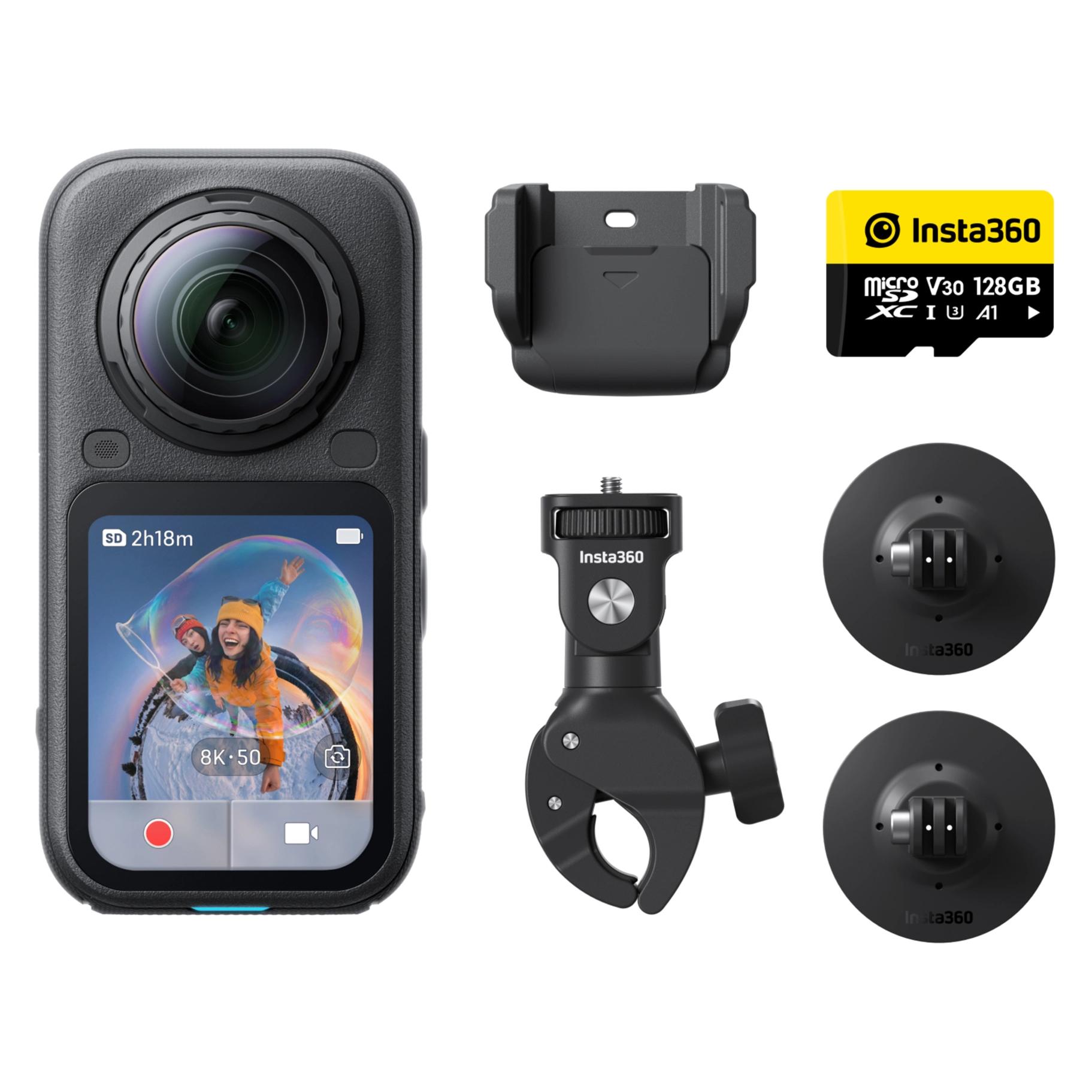 Insta360 X6 Motorcycle Bundle Midnight Black (50p) (CINSABXA-X6-MOTO)