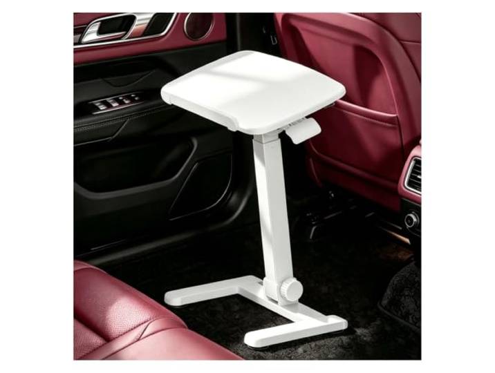 C-förmiger, rollbarer Wohnmobiltisch mit einstellbarer Höhe und Neigung for Bett, Sofa, Wohnmobil und kleine Räume