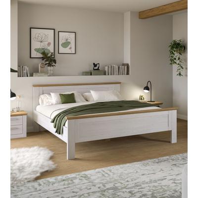 Bettgestell HOME AFFAIRE "COSENZA, TOPSELLER, Breite 189cm, im Landhausstil", sibiu lärche nachbildung, artisan eiche nachbildung, sibiu lärche nachbildung, artisan eiche nachbildung, sibiu lärche nachbildung, artisan eiche nachbildung, B:189cm...
