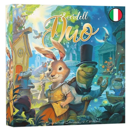 Asmodee Everdell Duo – Strategisch bordspel voor 1-2 spelers – Italiaanse editie