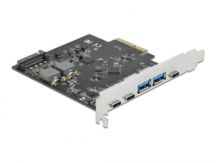 DeLOCK PCI Express x4 Karte zu USB Type-C / USB Typ-A 89074