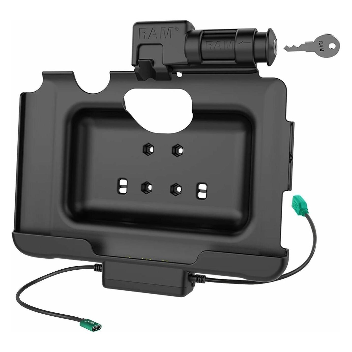 RAM Mounts Key-Locking Power + Data Dock (RAM-HOL-SAM57CPKL-1AU)