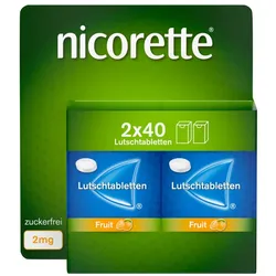 Nicorette Fruit 2 Mg Lutschtabletten Gepresst 80 St