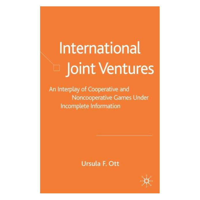 Palgrave Macmillan Uk Ott:International Joint Ventures (Englisch, Hardcover, U Ott, U. Ott) (63029373)