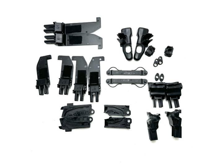 Kit de réparation de capot de toit souple amélioré avec clips coulissants noirs pour Fiat 500C 500 Cabriolet, 24 pièces, accessoires auto 9099898