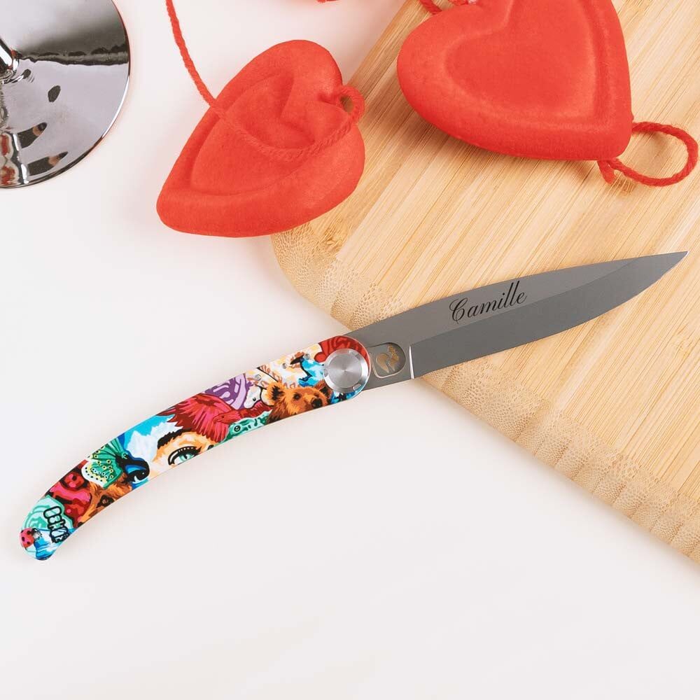 Ocadeau Couteau Pop Art personnalisé