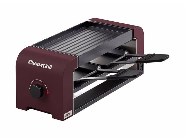 Stöckli CheeseGrill 2 Connect Merlot Red Raclettegerät – Tischgrill