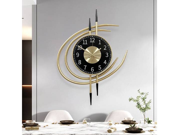 Horloge murale moderne simple de 54 cm, style nordique, décoration de la maison, salon, bureau, hôtel, horloge murale suspendue