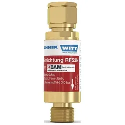 Witt, Schweissgerät Zubehör, Sicherheitseinrichtung TYP RF 53 N G 1/4′′ RH O2, Druckluft, nicht brennbare Gase