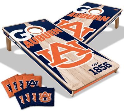 Skip's Garage Auburn Tigers NCAA 2x4 Cornhole Board Set