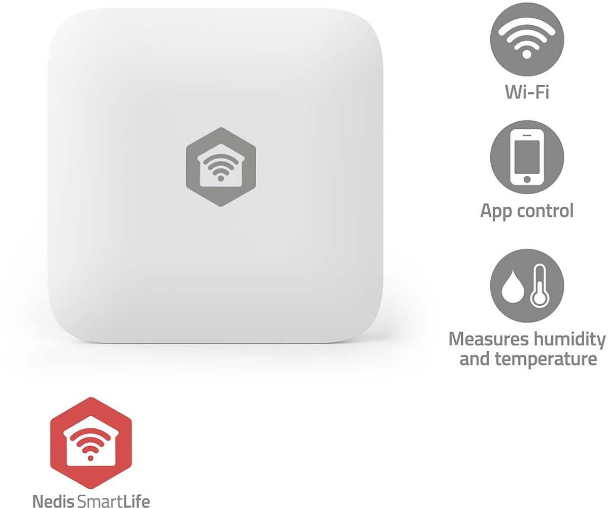 Nedis SmartLife Luchtkwaliteitmeter - Zigbee 3.0 - Wit