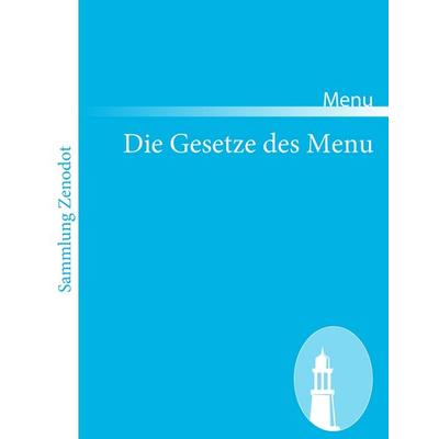 Die Gesetze des Menu, Taschenbuch von Menu, Contumax, 978-3-8430-6636-5