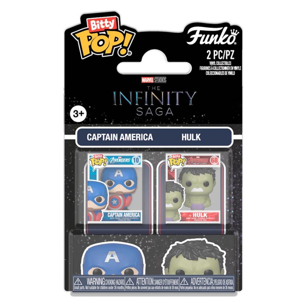 Funko BITTY POP 2 Pack Captain America & Hulk (FUBP0281)