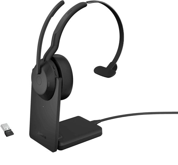 Jabra Evolve2 55 UC Mono - Headset - pÃ¥ Ã¶rat - Bluetooth