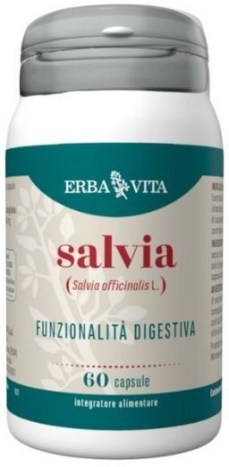 Erba Vita Salvia Integratore Intestinale 400 Mg 60 Capsule