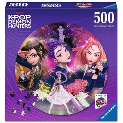Ravensburger Puzzle - Erwachsenenpuzzle 500 Teile - KPop Demon Hunters - For the fans!