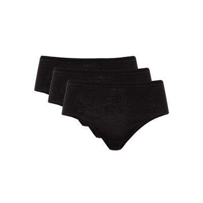 Taillenslip MEY "NOBLESSE", Damen, Gr. 38, schwarz, Obermaterial: 100% Baumwolle, Unterhosen Taillenslip, Ohne auftragende Seitennähte