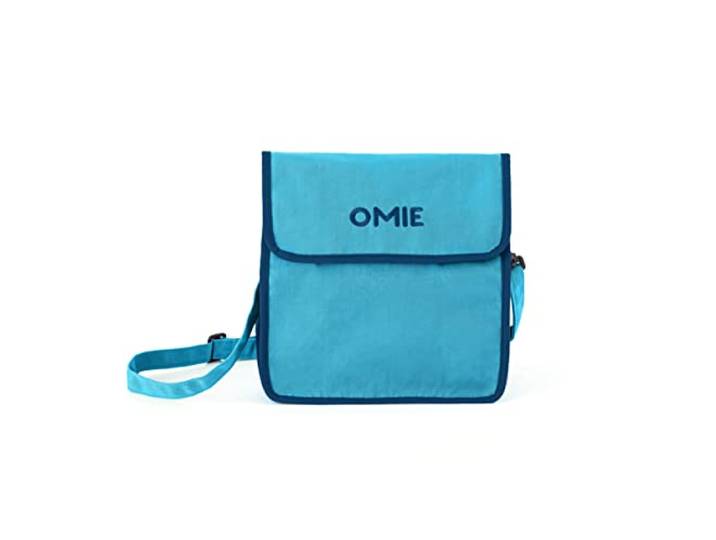 Omie OmieBox Isolierte Lunchtasche mit Flaschenhalter, Blau