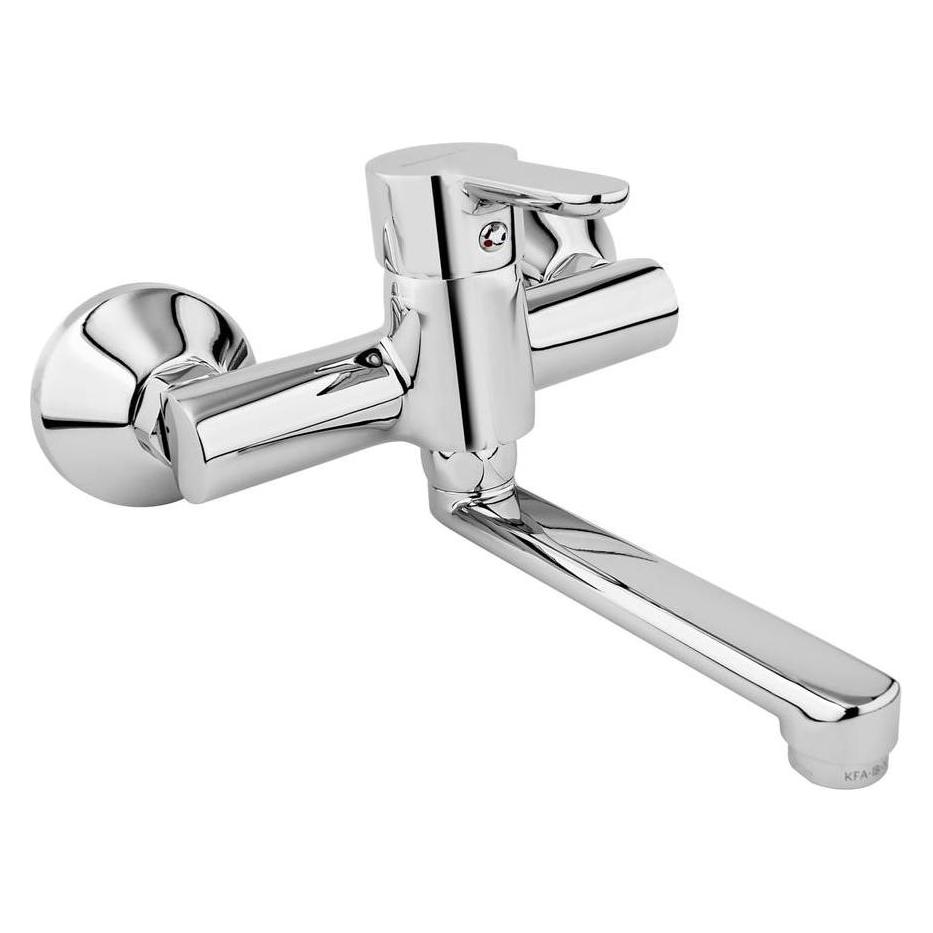 KFA Bateria umywalkowa Granat ścienna chrom (5520-810-00) (5520-810-00)