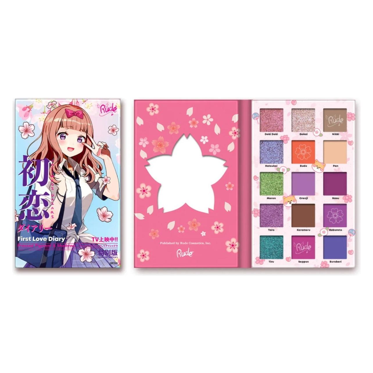 Rude Cosmetics RUDE Manga Collection Pressed Pigments and Shadows First Love Diary (I0143773)