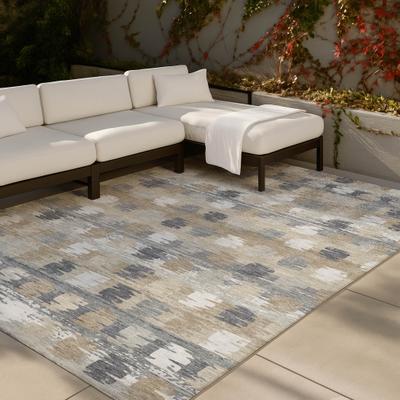 Addison Rugs Machine Washable Indoor/ Outdoor Abstract Palisade Chantille Rug