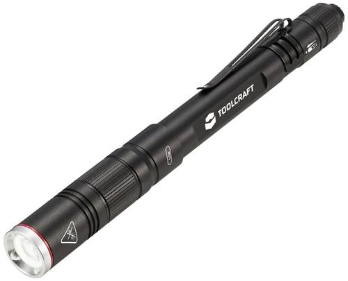 TOOLCRAFT TO-8254890 Penlight akkubetrieben SMD LED 300lm Schwarz
