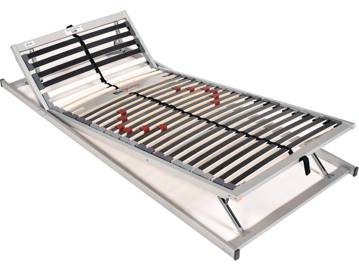 Lattenrost BESPORTS Lattenrost Duo Powerflex, Lattenrost in 90x200 cm und weiteren Grössen , grau, B:80cm H:4,5cm L:200cm, Lattenroste, Lattenrost, Lattenrost mit geringer Bauhöhe, 90x200 cm und weitere Grössen