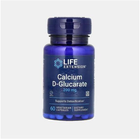LIFE EXTENSION CALCIUM D-GLUCARATE 200mg 60 CAPSULAS