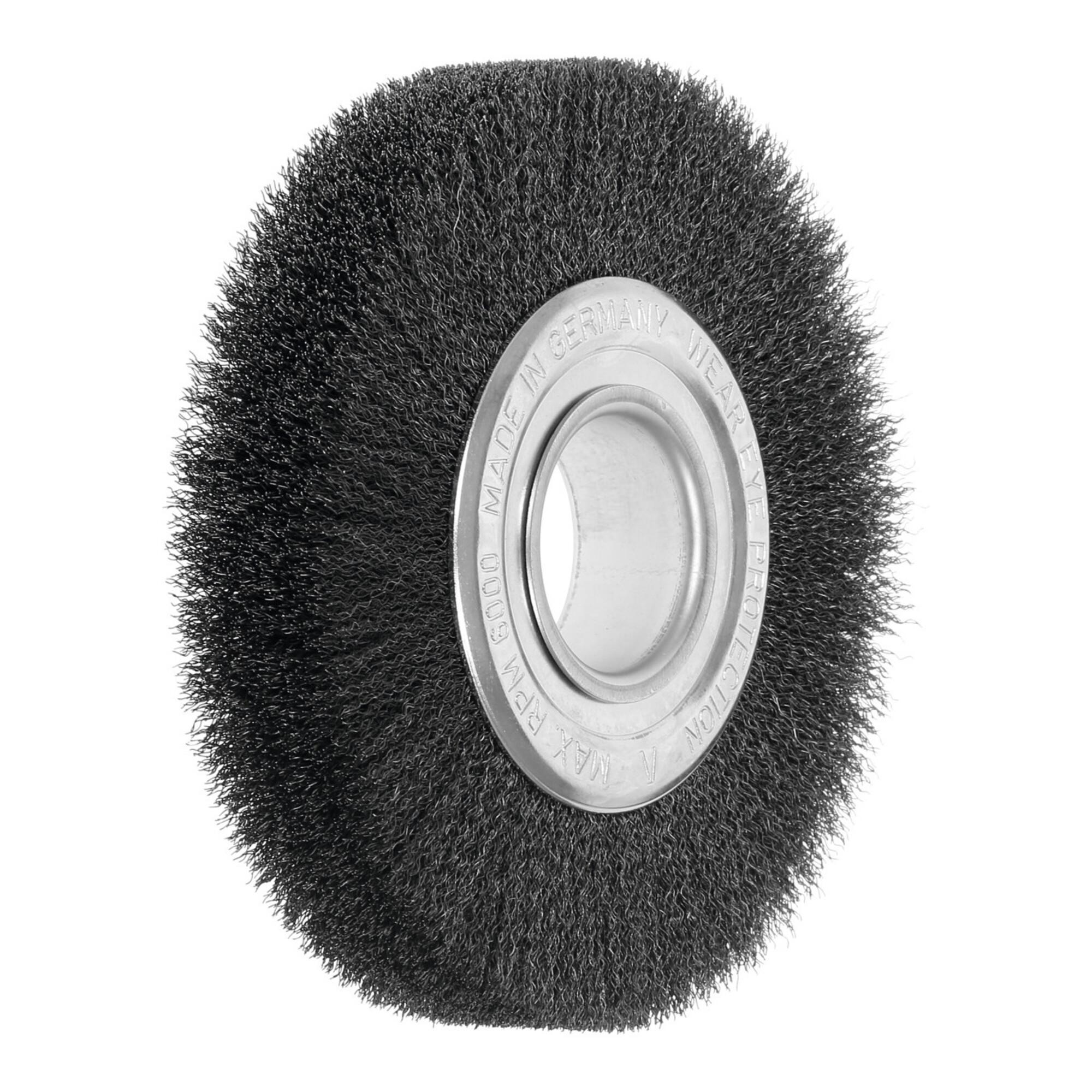 Lessmann Draht-Rundbürste Stahldraht 0,20 mm, Bürsten-⌀xBesatzbreite: 150X22 mm (344142)
