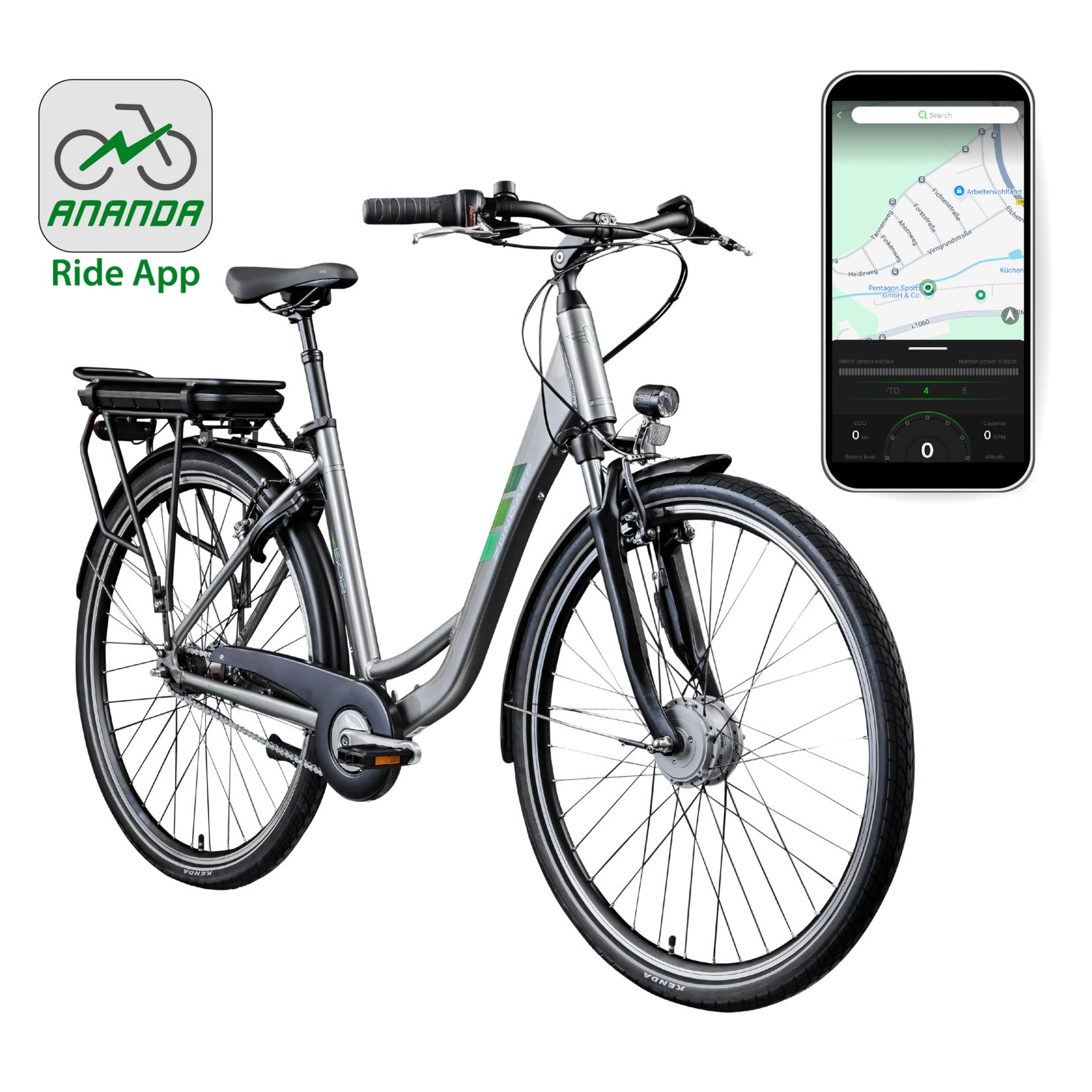Zündapp Z502 E Bike Damen 28 Zoll Pedelec 155-180 cm Elektrofahrrad 7 Gang Damenfahrrad 536 Wh E Fahrrad