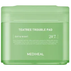 Mediheal, Gesichtsreinigung, Teatree Trouble Pad Square Cotton Facial Toner Pads with Tea Tree (Reinigungstücher Gesicht, 370 g)