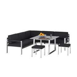 a casa mia Lounge-Gruppe  Wales , schwarz