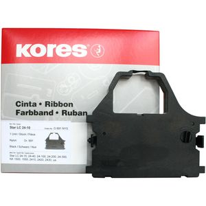 Kores Farbband G691NYS, geeignet für Star, Gruppe 691n, schwarz