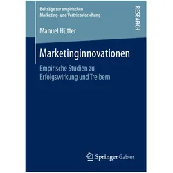 Marketinginnovationen, Fachbücher von Manuel Hütter