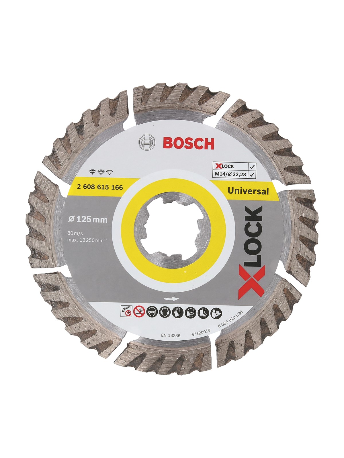 Bosch DIAMANTSKIVE XL STD UNIVERS 125X22.23MM