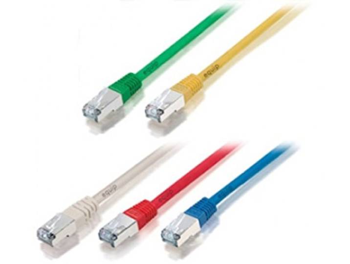 Equip 225460 netwerkkabel Geel 1 m Cat5e F/UTP (FTP) netwerkkabel Geel - netwerkkabel (1 m, Cat5e, F/UTP (FTP), RJ-45, RJ-45, Geel)