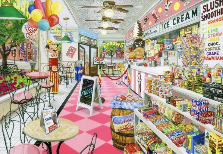 Bluebird Puzzle Puzzelspel The Sweet Shop - 1000 stukjes