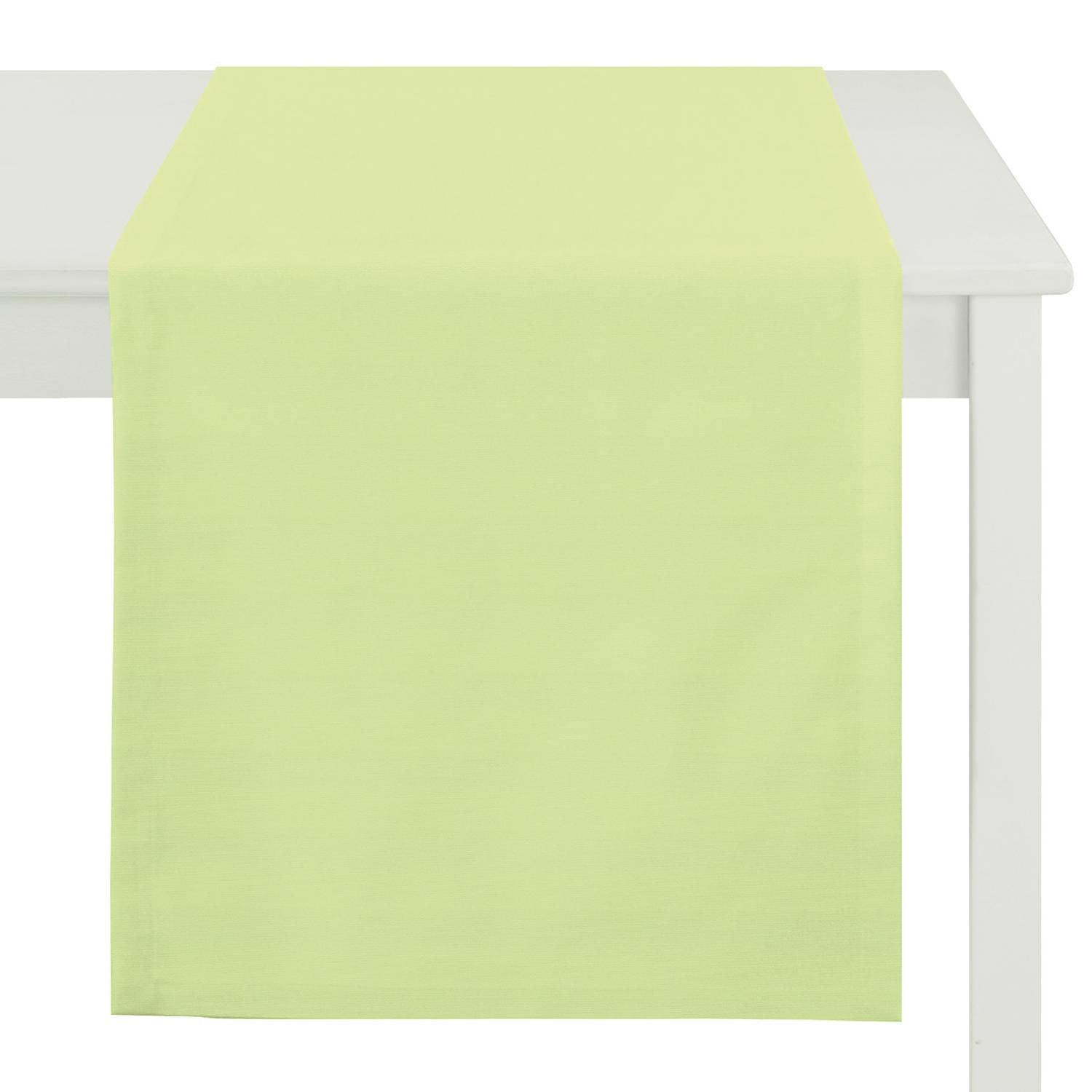 home24 Tafelloper Kyogle Groen/Pistachegroen 45 x 135 cm