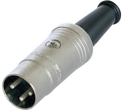 Rean AV NYS321 DIN-Rundsteckverbinder Stecker, gerade Polzahl: 3 Schwarz 1St.