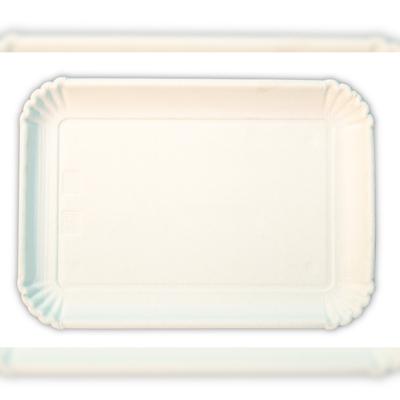 Ekoe Plastic Free Solutions Ekoe Weiße kompostierbare Papierschalen 14x21 cm 400 Stk