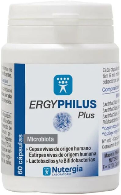Nutergia ErgyPhilus Plus Probiótico 60 Cápsulas