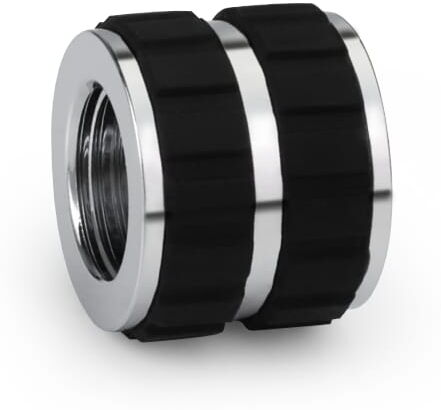 Alphacool Apex Grip sleeve 16mm IT/IT G1/4 chrome