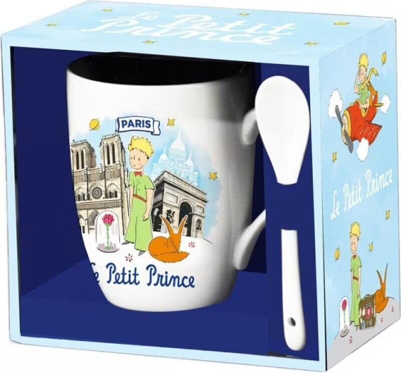 Enesco Taza Con Cuchara El Principito Arcoiris Talla Única Unisex