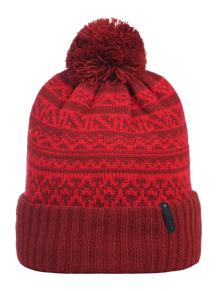 Icepeak Strickmütze "Hull" in Rot - onesize