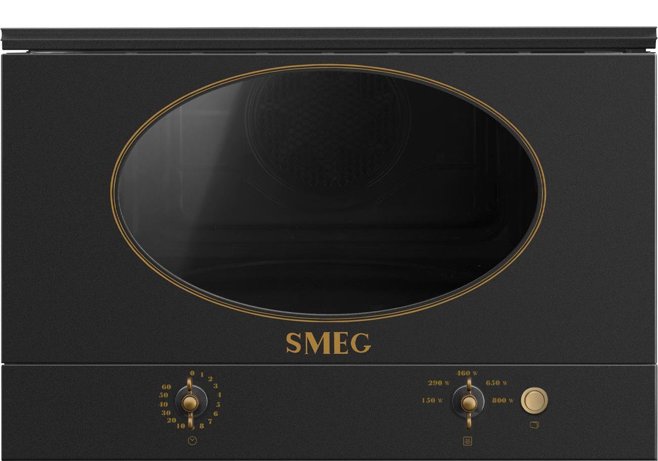 Smeg MP822NAO Mikrowelle Anthrazit Solo-Mikrowelle Über den Bereich 22 l 850 W